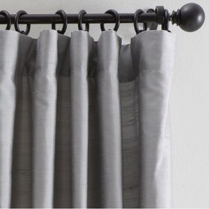 Pottery Barn Silk Drapes